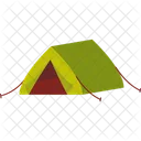 Camping Equipment Simple Tent Icon