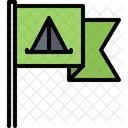 Camping Flag  Icon