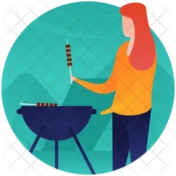 Camping Food  Icon