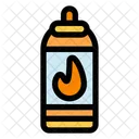 Camping Gas Fire Stove Icon