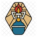 Camping Gas Gas Cooking Icon