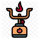 Camping Gas Stove Kitchenware Icon