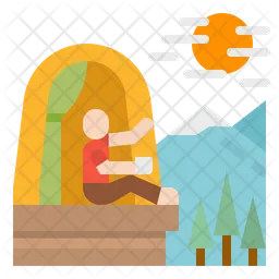 Camping Hobby  Icon