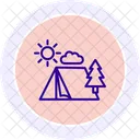 Camping Outdoor Nature Icon