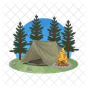 Camping  Icon