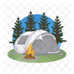 Camping  Icon