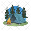 Camping Travel Outdoor Icon