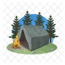 Camping Travel Outdoor Icon