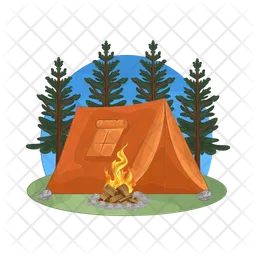 Camping  Icon