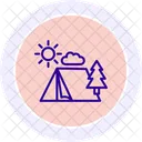 Camping Outdoor Nature Icon