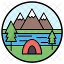 Camping  Icône