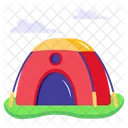 Tienda Camping Camping Icono