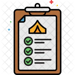 Camping List  Icon