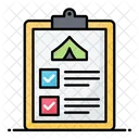 Camping List Checklist Clipboard Icon