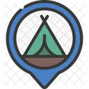 Camping Location  Icon