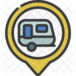 Camping Location  Icon