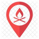 Camping Location  Icon