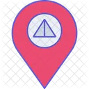 Camping Location Camping Ground Icon