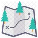 Camping Map Map Location Icon