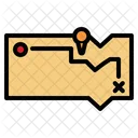 Camping Map  Icon