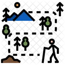 Camping Map  Icon