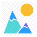 Camping Mountains  Icon