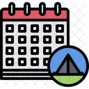 Camping Schedule  Icon