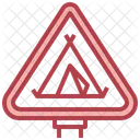 Camping Sign  Icon