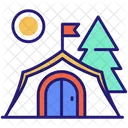 Camping Site Tent Camping Icon