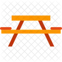 Camping Desk Furniture Icon