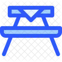 Adventure Travel Camping Table Icon