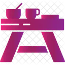 Camping Table Table Picnic Icon
