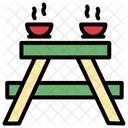 Camping Table Table Picnic Table Icon