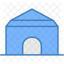 Camping Tent Canopy Circus Show Concept Icon