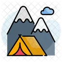 Camp Camping Evening Icon