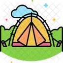 Camping Tent Tent Camping Side Icon