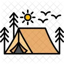 Camping Tent Domestic Local Icon