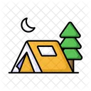 Camping Tent Adventure Icon