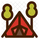 Camping Tent Camping Forest Icon