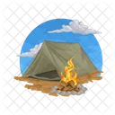 Camping Tent Camp Icon