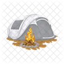 Camping Tent Camp Icon