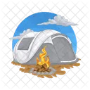 Camping Tent Camp Icon