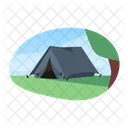 Tent Camping Vector Icon