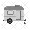 Camping Trailer Caravan Icon