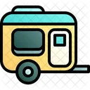 Camping Trailer Caravan Camper Icon