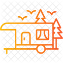 Camping Trailer  Icon