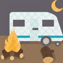 Camping Van Camping Vehicle Camping Icon