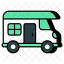 Camping Van Vehicle Automobile Icon