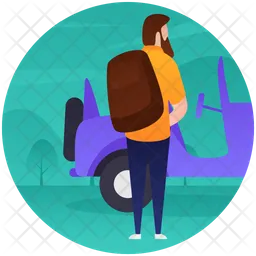 Camping Vehicle  Icon