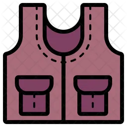 Camping Vest  Icon